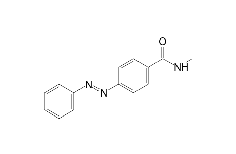 N-methyl-p-(phenylazo)benzamide