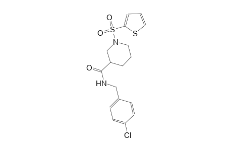 N-(4-chlorobenzyl)-1-(2-thienylsulfonyl)-3-piperidinecarboxamide