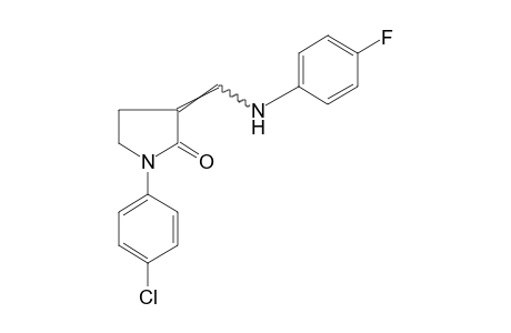 1-(p-CHLOROPHENYL)-3-[(p-FLUOROANILINO)METHYLENE]-2-PYRROLIDINONE