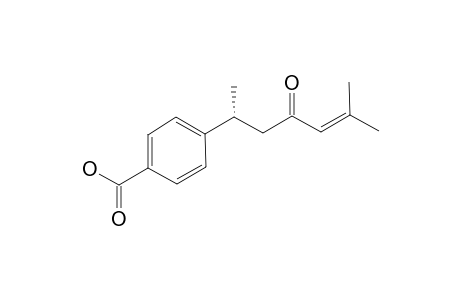 (R)-4-(1,5-DIMETHYL-3-OXO-4-HEXENYL)-BENZOIC-ACID