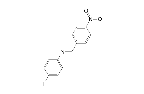 4-Fluoro-N-[(E)-(4-nitrophenyl)methylidene]aniline