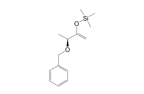 (-)-(S)-TRIMETHYL-[(1-((PHENYLMETHOXY)-ETHYL)-ETHENYL)-OXY]-SILANE