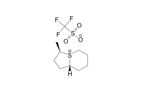 EXO-CIS-9-METHYL-1-THIONIABICYCLO-[4.3.0]-NONANE-TRIFLUOROMETHANESULFONATE