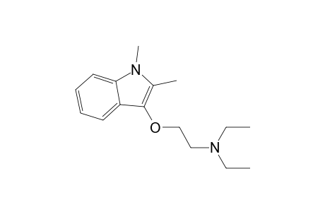 1,2-Dimethyl-3-[2'-(N,N-diethylamino)ethoxy]-indole