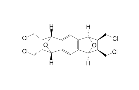 1,4:5,8-Diepoxyanthracene, 2,3,6,7-tetrakis(chloromethyl)-1,2,3,4,5,6,7,8-octahydro-, (1.alpha.,2.beta.,3.beta.,4.alpha.,5.bet a.,6.alpha.,7.alpha.,8.beta.)-