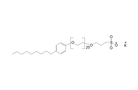 Nonylphenol-(eo)20-sulfopropylether, k-salt