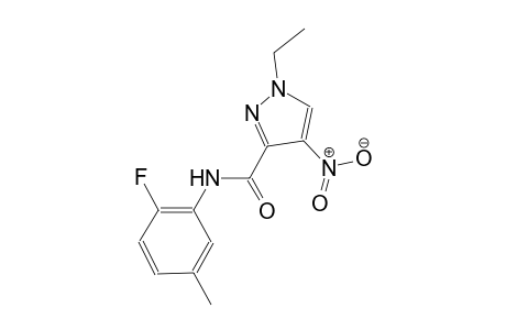 1-ethyl-N-(2-fluoro-5-methylphenyl)-4-nitro-1H-pyrazole-3-carboxamide