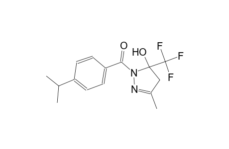 1-(4-isopropylbenzoyl)-3-methyl-5-(trifluoromethyl)-4,5-dihydro-1H-pyrazol-5-ol