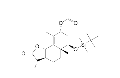 1-BETA-TERT.-BUTYLDIMETHYLSILYLOXY-3-BETA-ACETOXY-7-ALPHA-H,6,11-BETA-H-EUDESM-4-EN-6,12-OLIDE