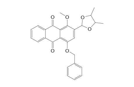 (4'R,5'R)-4-BENZYLOXY-2-(4',5'-DIMETHYL-1',3'-DIOXOLAN-2'-YL)-1-METHOXYANTHRAQUINONE