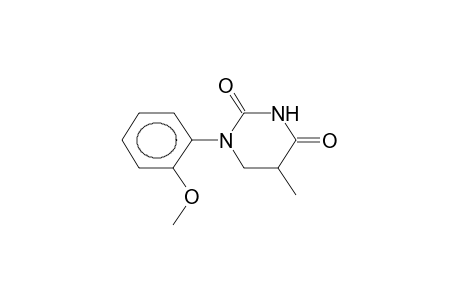 1-(2-METHOXYPHENYL)-5-METHYLDIHYDRO-2,4(1H,3H)-PYRIMIDINDIONE