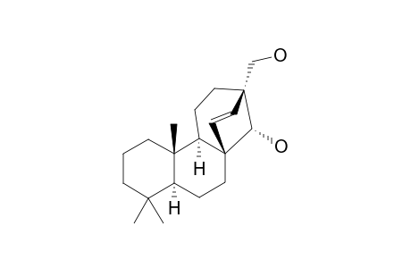 (5-ALPHA,9-ALPHA,10-BETA,14-ALPHA)-(-)-13-(HYDROXYMETHYL)-17-NORKAUR-15-EN-14-OL