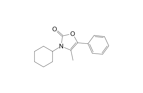 3-cyclohexyl-4-methyl-5-phenyl-1,3-oxazol-2-one