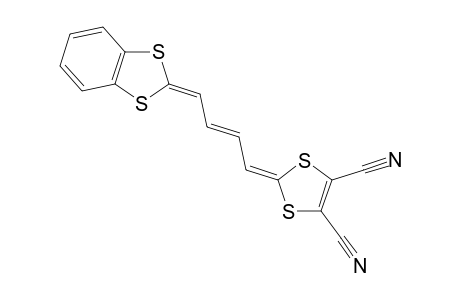 2-[4'-(1",3"-Benzodithiol-2"-ylidene)but-2'-enylidene]-1,3-dithiol-4,5-dicarbonitrile