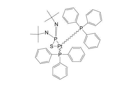 [(TERT.-BUTYLAMINO)-(TERT.-BUTYLIMINO)-PHOSPHANSULFID-S,P]-BIS-(TRIPHENYLPHOSPHAN)-PLATINE