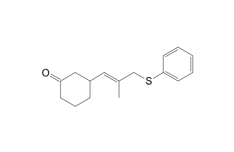 3-[(E)-3-(Phenylthio)-2-methyl-1-propenyl]cyclohexanone