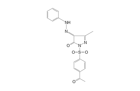 1-[(p-ACETYLPHENYL)SULFONYL]-3-METHYLPYRAZOLE-4,5-DIONE, 4-(PHENYLHYDRAZONE)