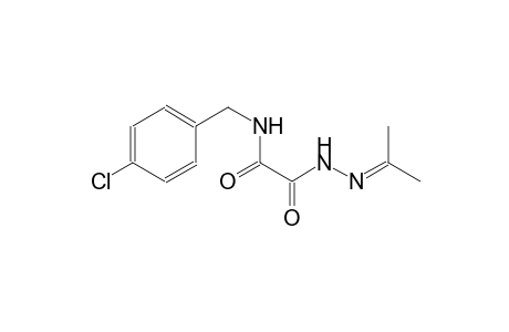 acetic acid, [[(4-chlorophenyl)methyl]amino]oxo-, 2-(1-methylethylidene)hydrazide