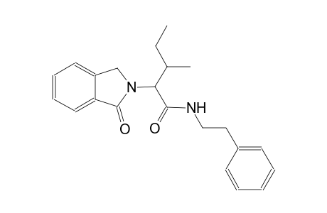 1H-isoindole-2-acetamide, 2,3-dihydro-alpha-(1-methylpropyl)-1-oxo-N-(2-phenylethyl)-