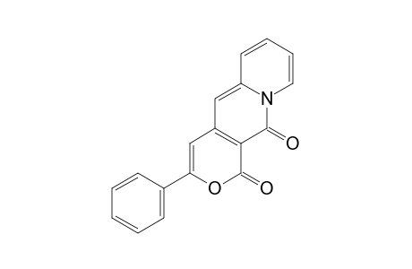 1,11-Dihydro-3-phenylpyrano[4,3-b]quinolizine-1,11-dione