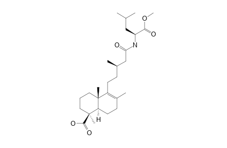 LABD-8(9)-EN-15,19-DIOIC-ACID-15-LEUCYL-METHYLESTER-AMIDE