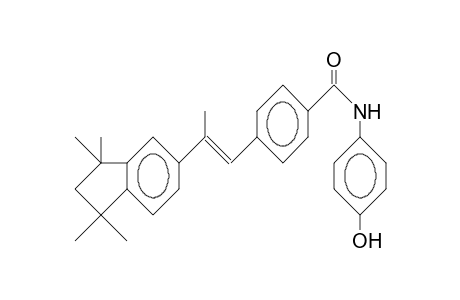 1-(4-[4-Hydroxy-anilino]carbonyl-phenyl)-2-trans-(tetramethyl-5-indanyl)-propene