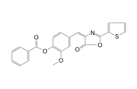 5(4H)-oxazolone, 4-[[4-(benzoyloxy)-3-methoxyphenyl]methylene]-2-(2-thienyl)-, (4E)-