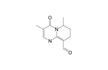 9-FORMYL-3,6-DIMETHYL-TETRAHYDRO-4H-PYRIDO-[1,2-A]-PYRIMIDIN-4-ONE