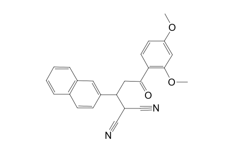 1-(2',4'-DIMETHOXY-PHENYL)-3-(2-NAPHTHYL)-1,1-DICYANE-METHYL-1-PROPANONE