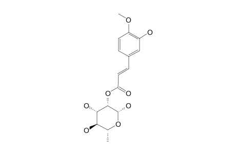 2-O-TRANS-ISOFERULOYL-BETA-RHAMNOPYRANOSIDE