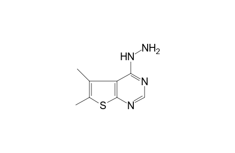 4-Hydrazinyl-5,6-dimethylthieno[2,3-d]pyrimidine