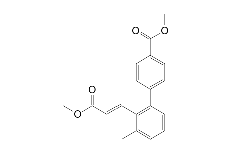 (E)-3-[6'-METHYL-2'-(4''-METHOXYCARBONYLPHENYL)-PHENYL]-PROPENOIC-METHYLESTER