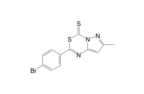 2-(4-BrOMOPHENYL)-7-METHYLPYRAZOLO-[1,5-C]-[1,3,5]-THIADIAZINE-4-THIONE