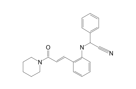 (E)-2-[(CYANO-PHENYLMETHYL)-AMINO]-CINNAMIC-ACID-PIPERIDIDE