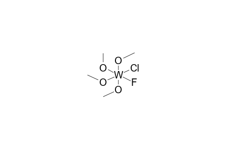 CIS-FLUOROCHLOROTETRAMETHOXYTUNGSTENE