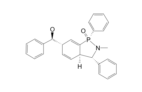 (S*)-(1SR,3SR,4RS,7RS,10SR)-2,3,4,7-TETRAHYDRO-N-METHYL-7-(1-PHENYL-1-HYDROXYMETHYL)-3-PHENYLBENZO-[D]-2-AZA-1-LAMBDA(5)-PHOSPHOLE-1-OXIDE