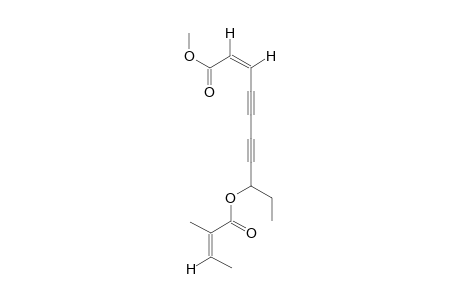 METHYL-(8S)-8-[(Z)-2-METHYL-2-BUTENOYLOXY]-(2-Z)-2-DECENE-4,6-DIYNOATE