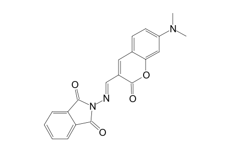 7-(N,N-DIMETHYLAMINO)-3-[(N-PHTHALIMIDOYL)-IMINOMETHYL]-2-OXO-2H-CHROMENE