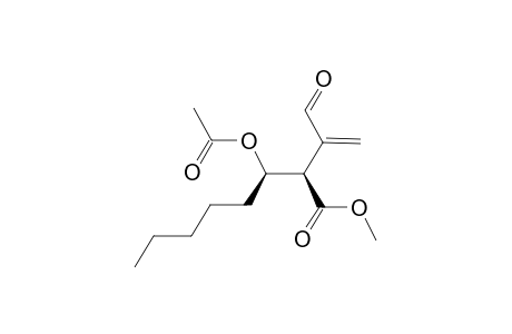 (1R*,2R*)-2-(1'-Acetoxyhexyl)-3-formylbut-3-enoic acid methyl ester