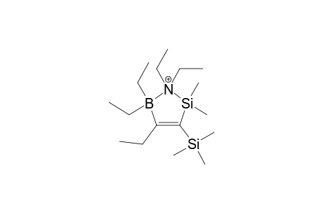 1,1,4,5,5-Pentaethyl-2,5-dihydro-2,2-dimethyl-3-(trimethylsilyl)-1,2,5-azoniasilaboratole