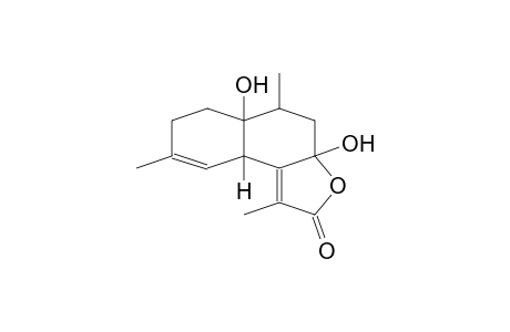 NAPHTHO[2,1-B]FURAN-2(3AH)-ONE, 4,5,5A,6,7,9A-HEXAHYDRO-3A,5A-DIHYDROXY-1,5,8-TRIMETHYL-