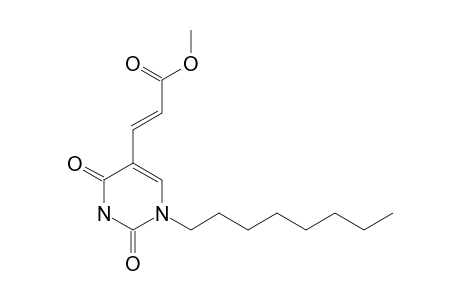 5-[(E)-3-METHOXY-3-OXO-1-PROPENYL]-1-OCTYL-URACIL