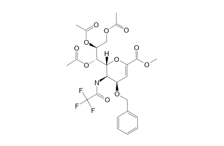 METHYL-7,8,9-TRI-O-ACETYL-2,6-ANHYDRO-4-O-BENZYL-3,5-DIDEOXY-5-[(TRIFLUOROACETYL)-AMINO]-D-GLYCERO-D-TALO-NON-2-ENOATE