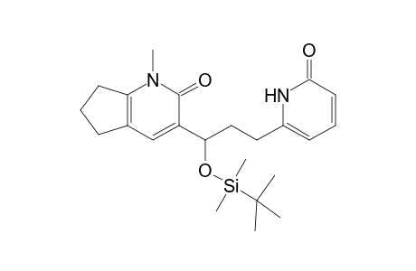 3-[1-{[tert-Butyldimethylsiloxy}-3-(6-oxo-1,6-dihydropyridin-2-yl)propyl]-1-methyl-1,5,6,7-tetrahydro-2H-cyclopenta[b]pyridine-2-one