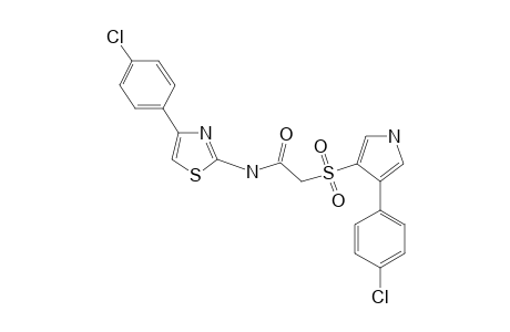 (Z)-[4'-(4-CHLOROPHENYL)-1'H-PYRROL-3'-YL-SULFONYL]-N-[4-(4-CHLOROPHENYL)-THIAZOL-2-YL]-ACETAMIDE