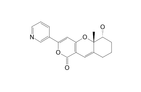 TRANS-3-(3-PYRIDYL)-5A-METHYL-6-HYDROXY-1H,7H-5A,6,8,9-TETRAHYDRO-1-OXOPYRANO-[4.3-B]-[1]-BENZOPYRAN