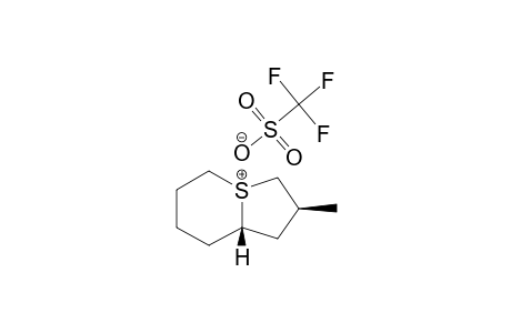 EXO-CIS-8-METHYL-1-THIONIABICYCLO-[4.3.0]-NONANE-TRIFLUOROMETHANESULFONATE