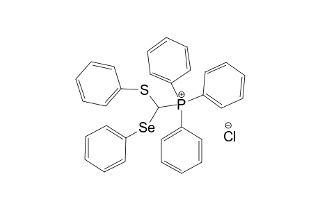 TRIPHENYL-[(PHENYLSELENO)-(PHENYLTHIO)-METHYL]-PHOSPHONIUM-CHLORIDE