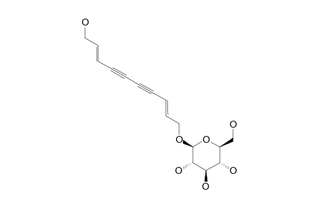 (2E,8E)-2,8-DECADIENE-4,6-DIYNE-1,10-DIOL-1-O-BETA-D-GLUCOPYRANOSIDE