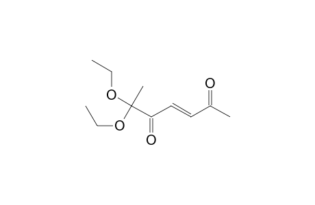 3-Heptene-2,5-dione, 6,6-diethoxy-